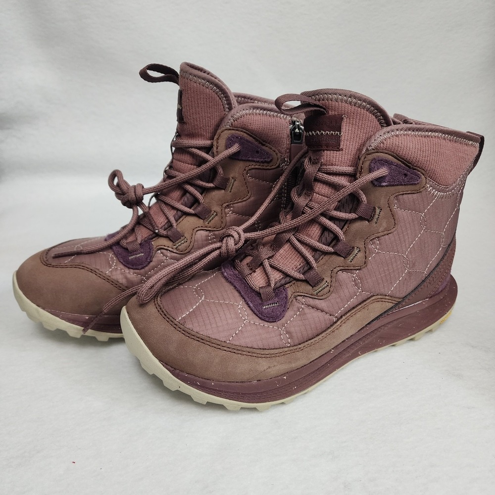 Merrell Antora 3 Thermo Mid J067774 Womens US 7 Marron Waterproof Hiking Boots